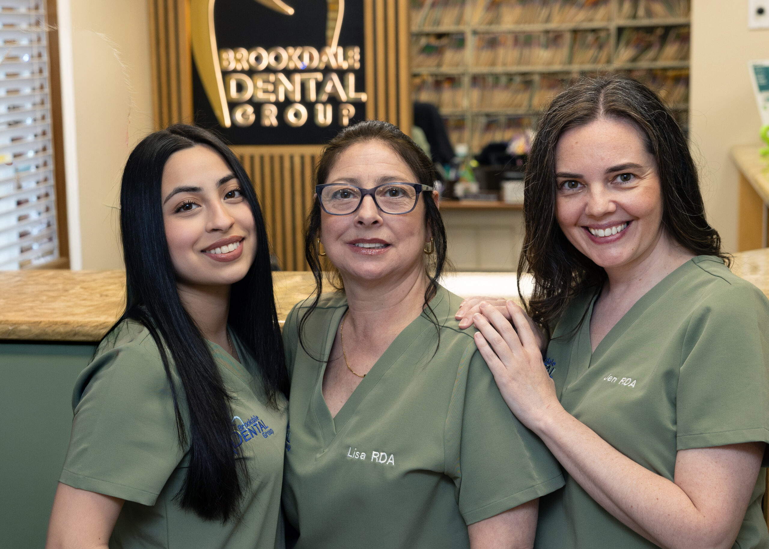 Jennifer, Lisa and Melanie, Dental Assistants from Brookdale Dental Group