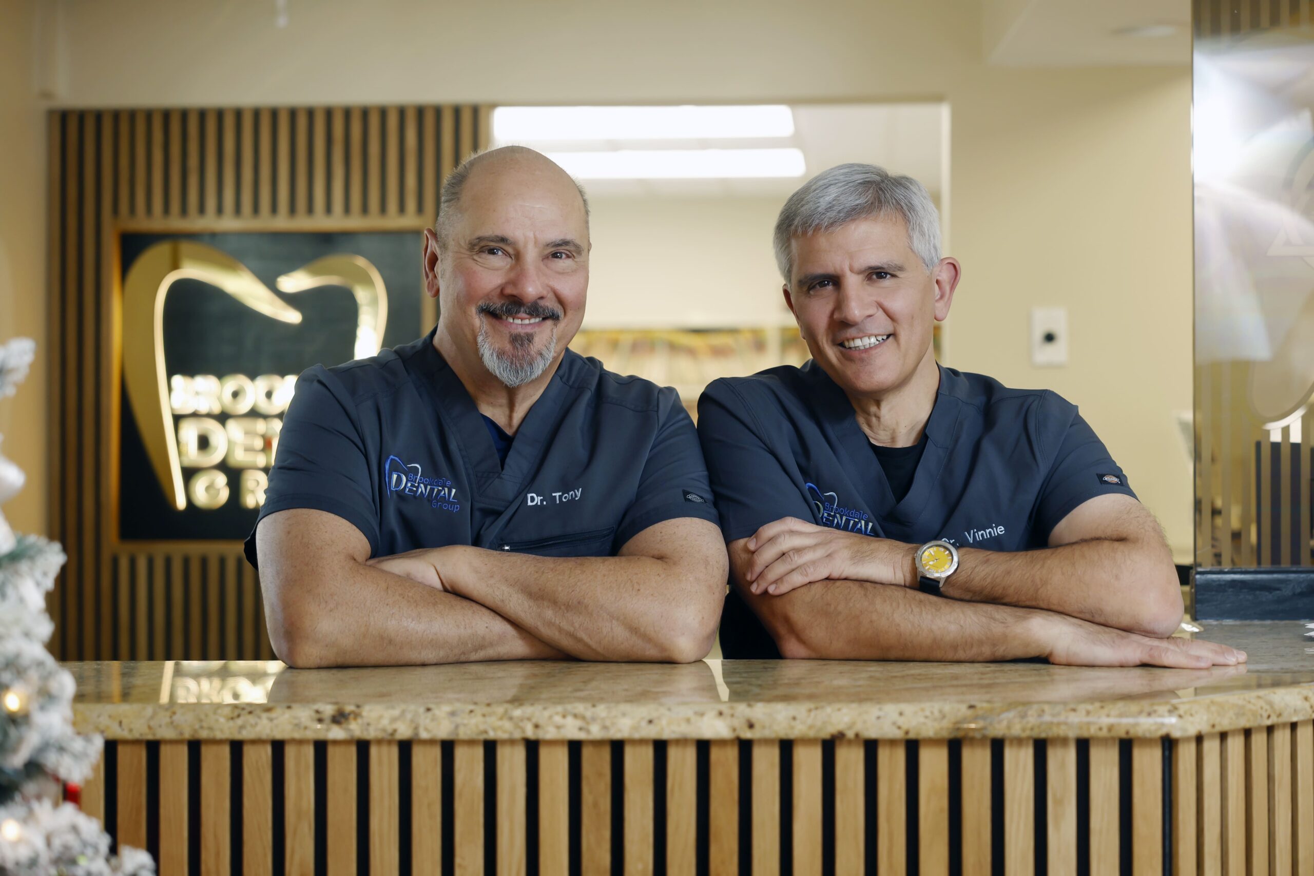 Doctors Anthony and Vincent Devincentis from Brookdale Dental Group in Bloomfield, NJ.