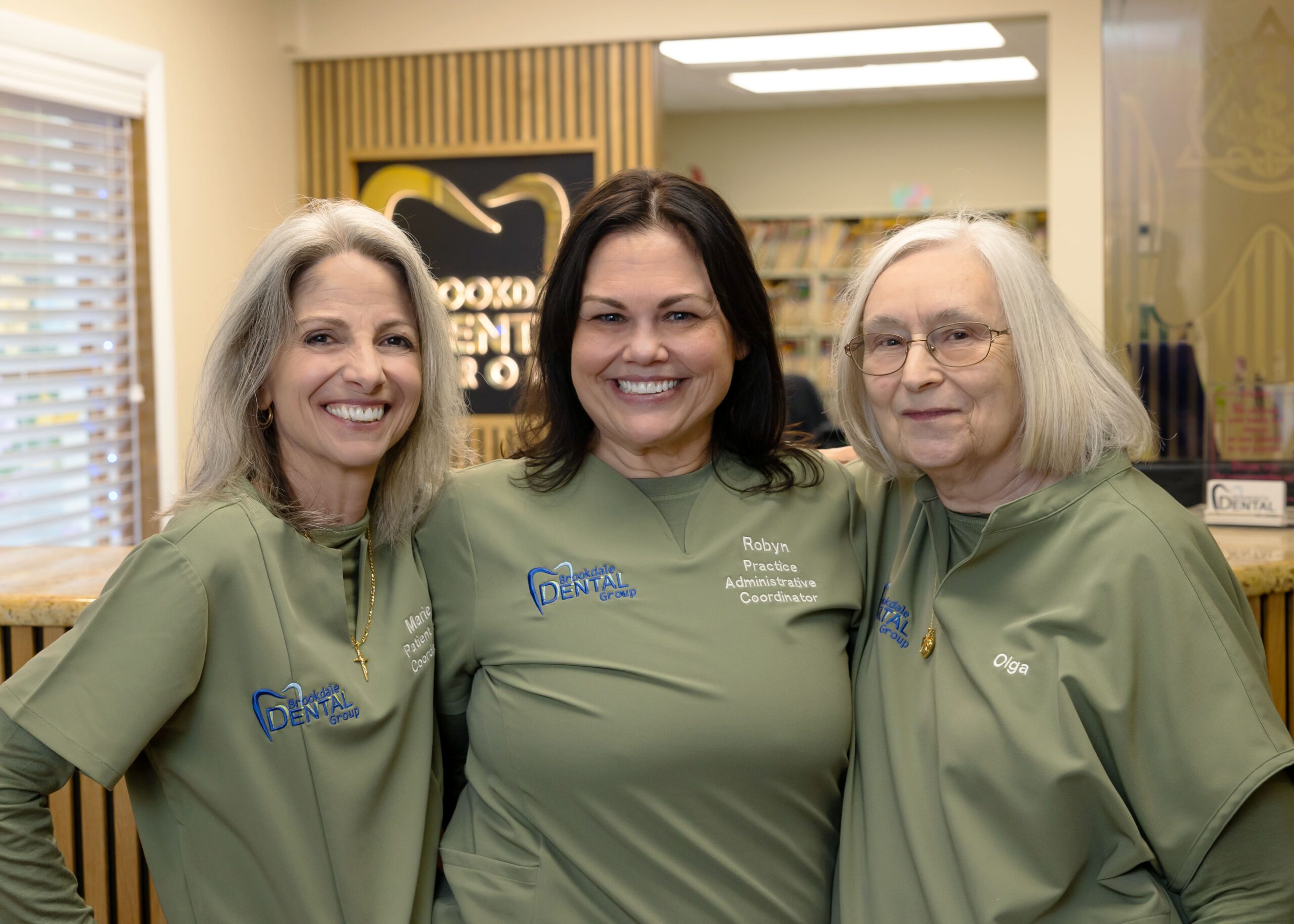 Robyn and Marie, Front Desk Dental Staff at Brookdale Dental Group 
